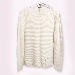 Organic Cotton by SKOVHUUS‎ Cream women’s Sweater Sz XL